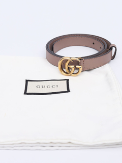 Cinto GG Marmont Thin Leather Buckle Tam 75 na internet