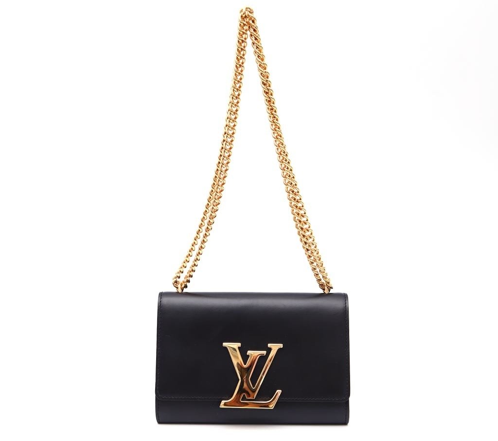 louis vuitton chain bolsa black