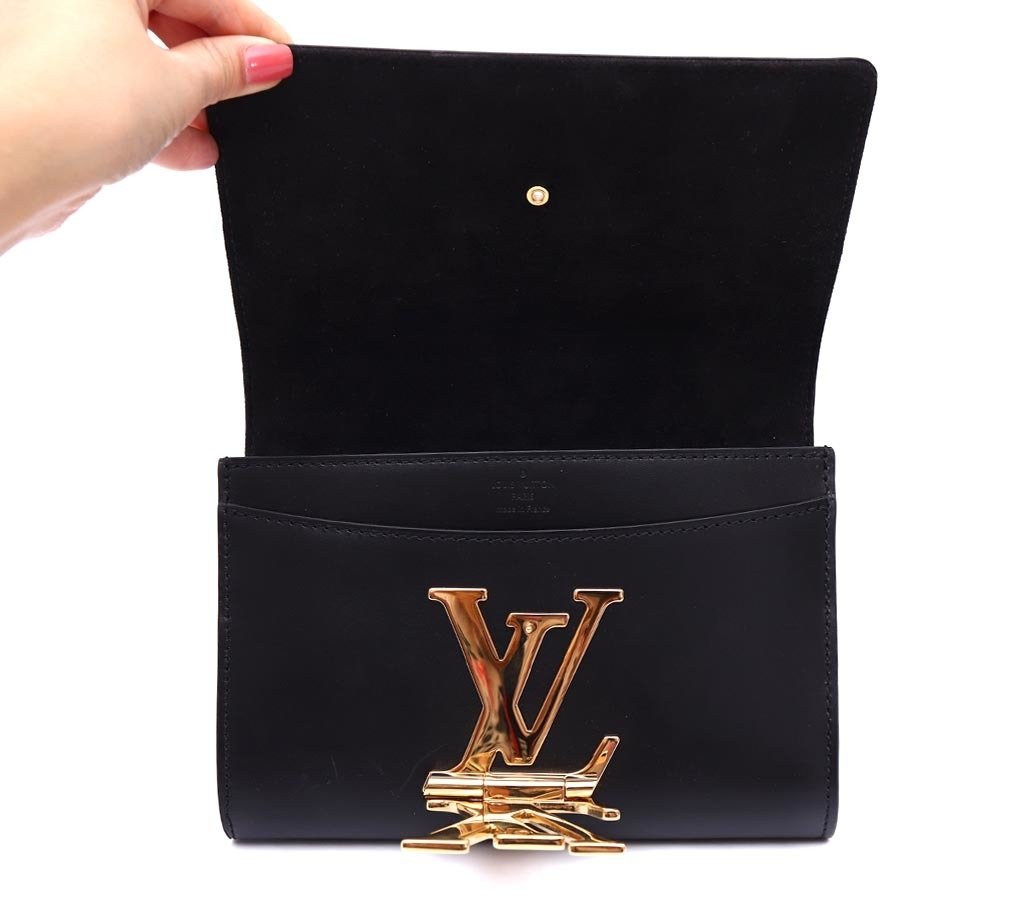 louis vuitton chain bolsa black