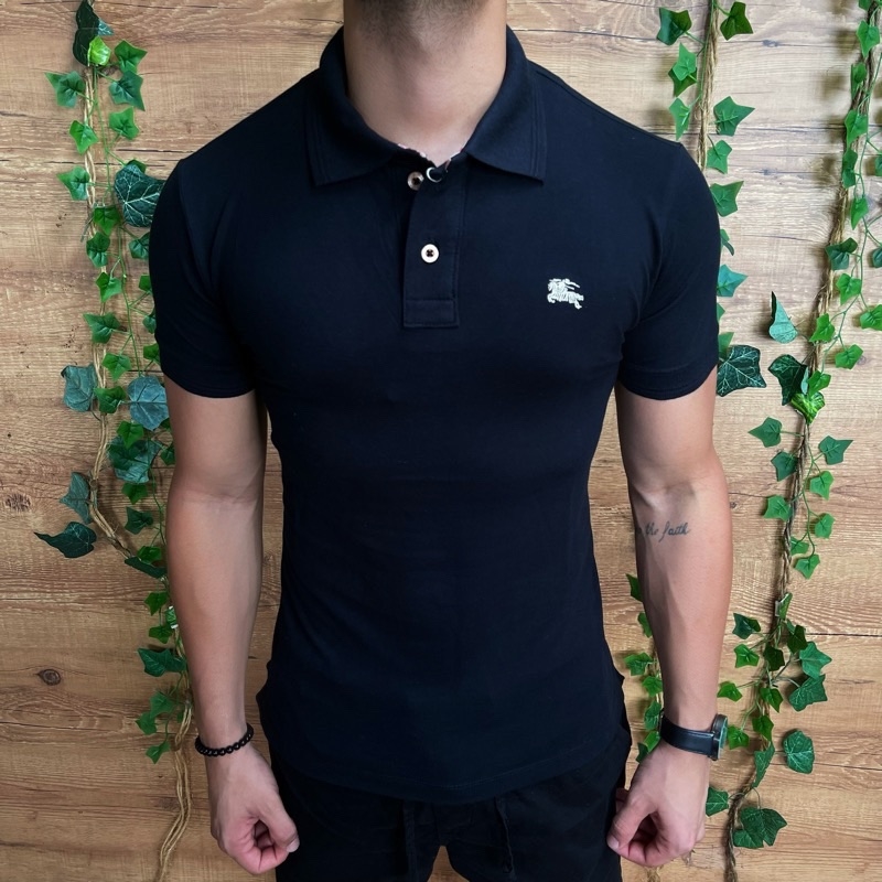burberry polo preta
