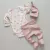 Nina | Body estampado + ranita y gorro liso