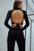 Cropped Camila c/ bordado BLACK - comprar online