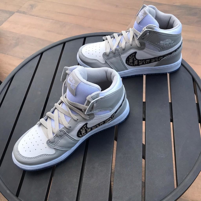 Tênis Nike Christian Dior Air Jordan 1 High Dior Original - CYV62 |  Etiqueta Única