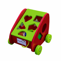 CARRITO FORMITAS - ARRASTRE Y ENCASTRE - DIDÁCTICOS JUEGA CONMIGO