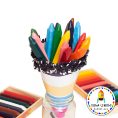 Pack de Crayones Hexagonales x 8