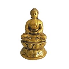 Buda dourado com Cruz Suástica