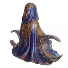 Estatueta Hécate Triluna Manto Lilás - Loja Online Varejo de Produtos Esotéricos - Mandala Esotérica