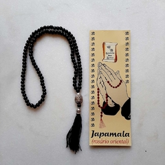 Japamala 108 contas em madeira na cor preta - comprar online