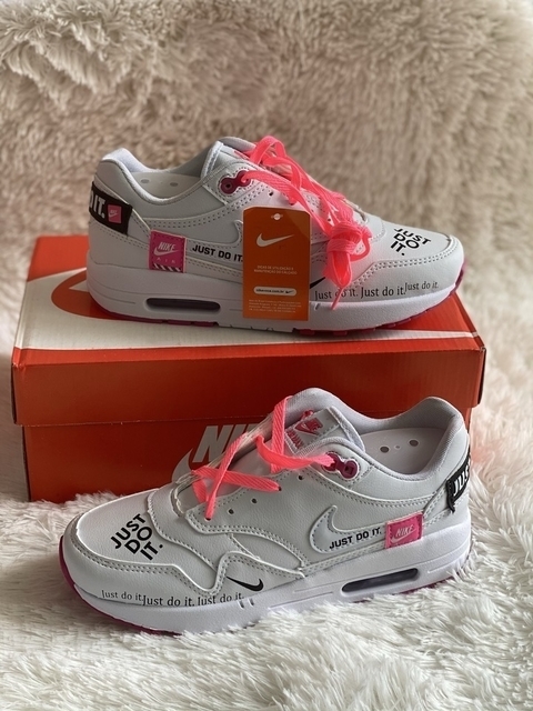 tenis nike just do it rosa