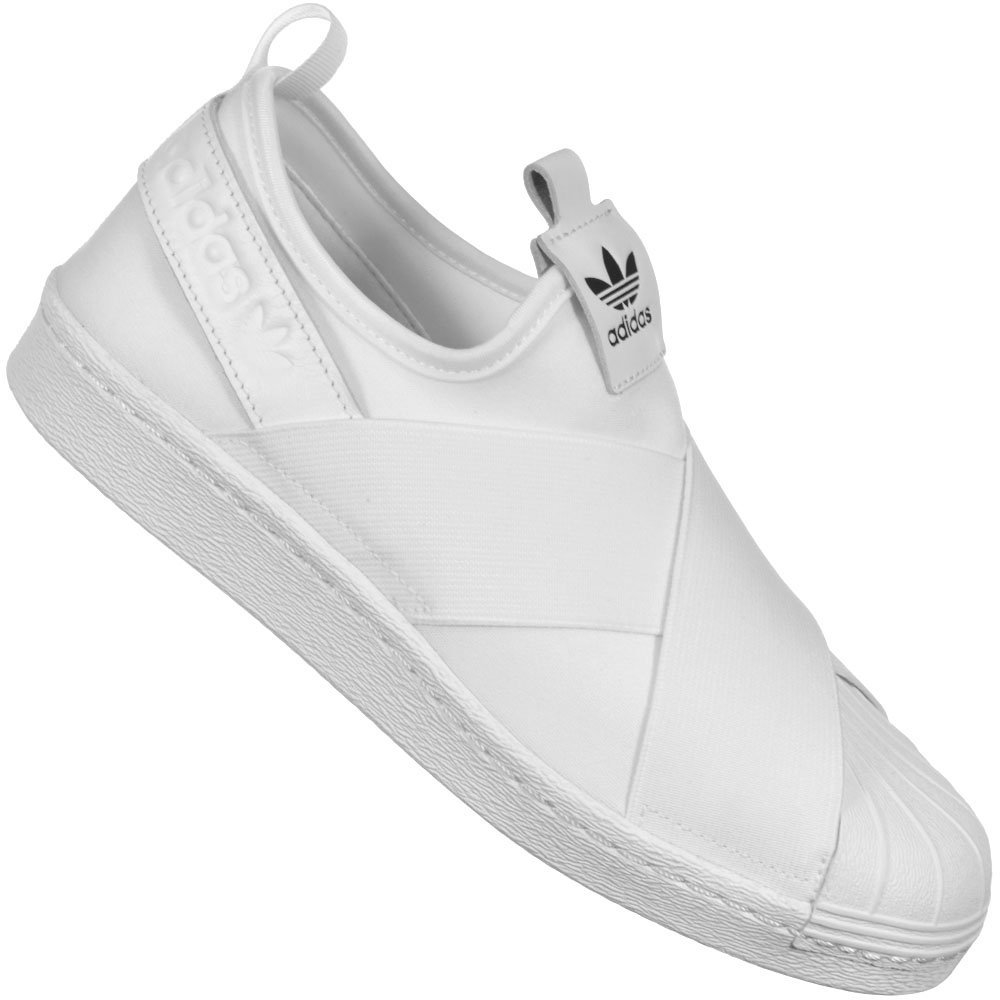 adidas superstar branco slip on