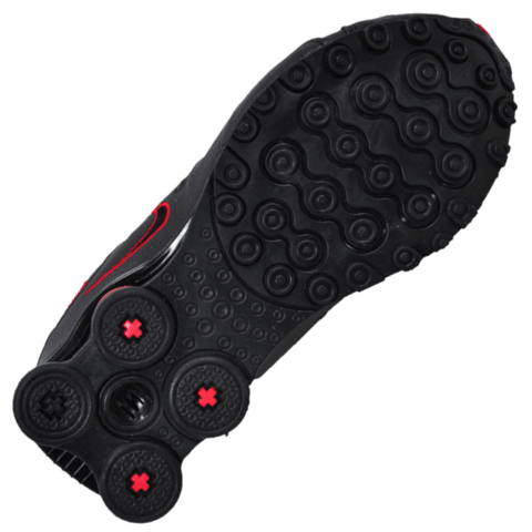 nike shox nz se preto e vermelho