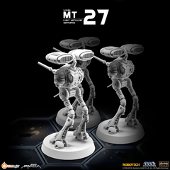 KidsLogic - MT27 1/285 Robotech Macross Light Artillery Battlepod (Set de 3) - comprar online