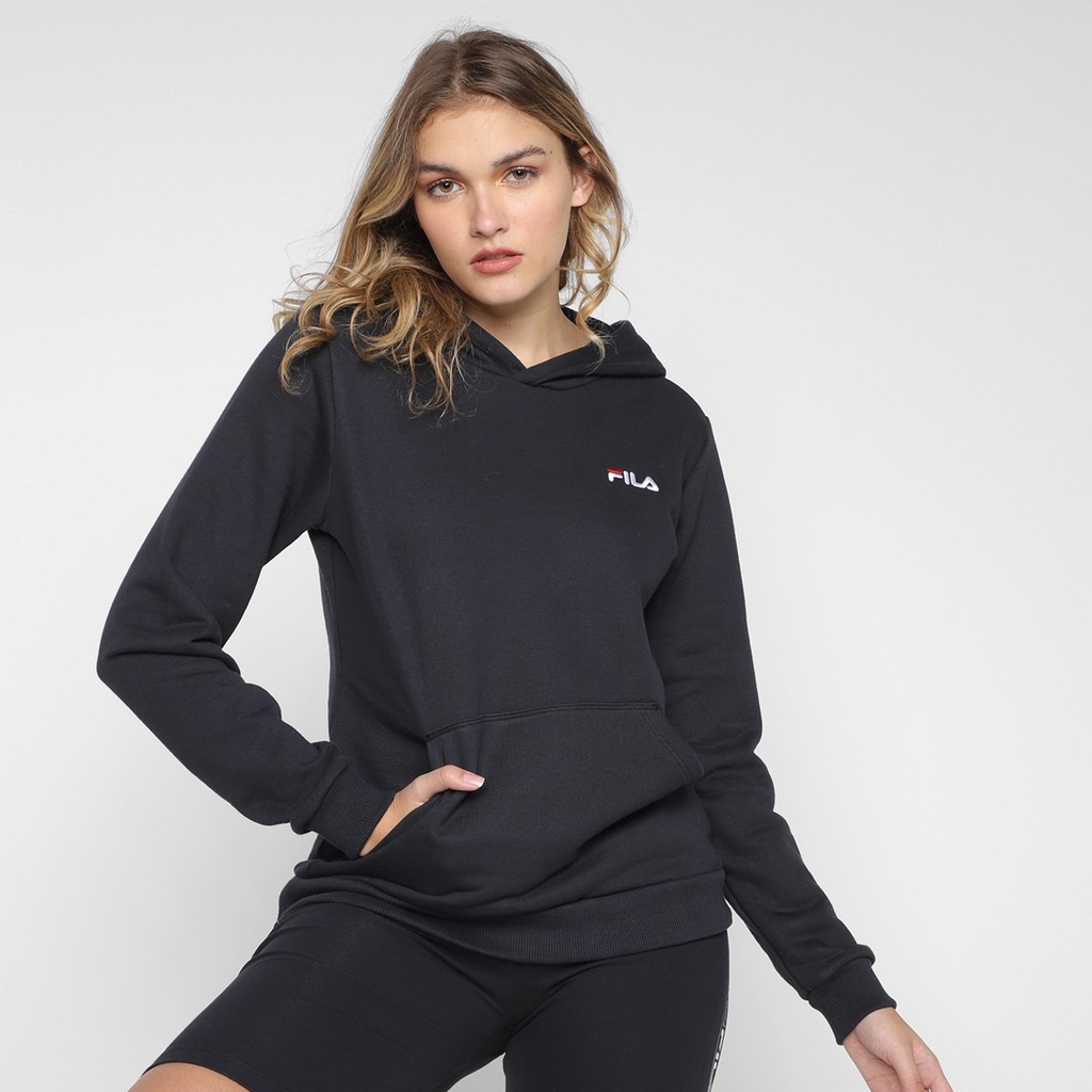vintage fila moletom com capuz