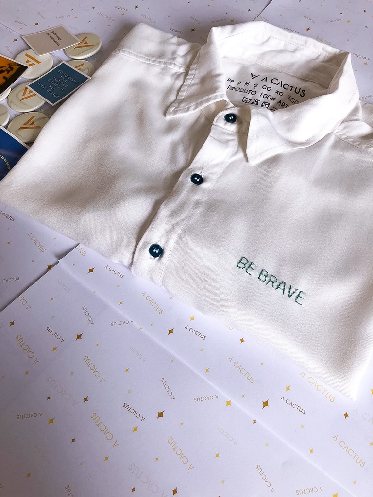 camisa de botão personalizada