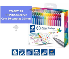 Canetas Fineliner 0.3mm 60 cores STAEDTLER na internet