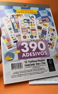 Bloco Adesivos + 390 para Planner Tilibra - comprar online