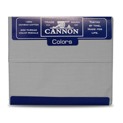 Sabanas Cannon Colors 200 Hilos Queen Gris - comprar online