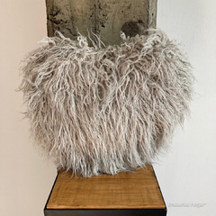 Almohadón Nordico Corazon: Gris