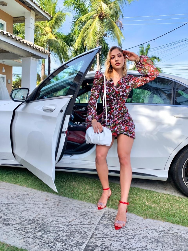 Sandália Vinil Bico Folha Vermelha - Dona do Sapato