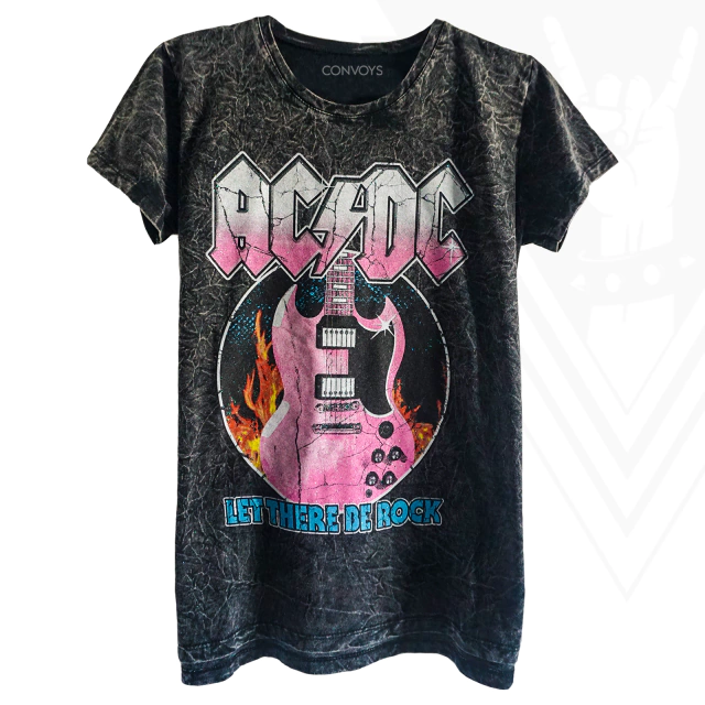 Remeras AC/DC LET THERE BE ROCK - CONVOYS Rock Style