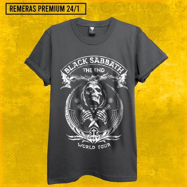 Camiseta Premium Dtg Rock Estampada Black Sabbath Camiseta Premium Dtg Rock Estampada Black Sabbath