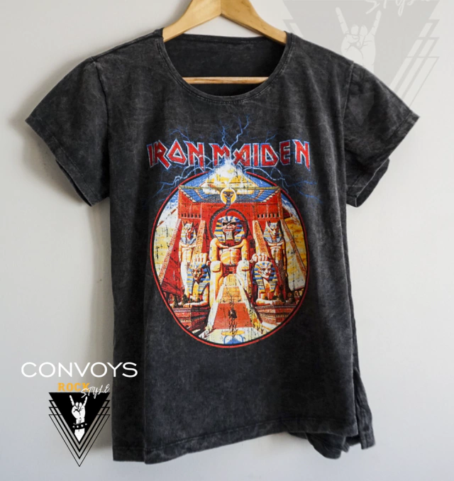 Remera Iron Maiden Powerslave - CONVOYS Rock Style