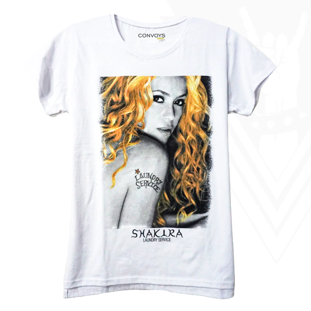 Remera SHAKIRA LAUNDRY SERVICE - CONVOYS Rock Style