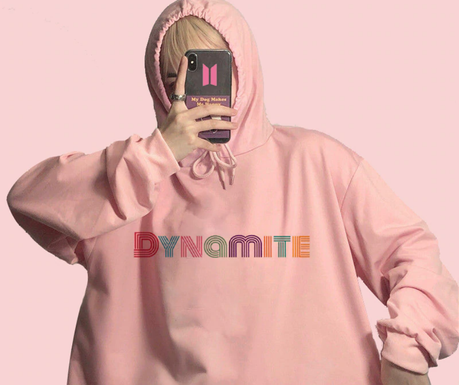 bts moletom com capuz dynamite