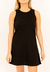Vestido Mujer Liso Negro - comprar online