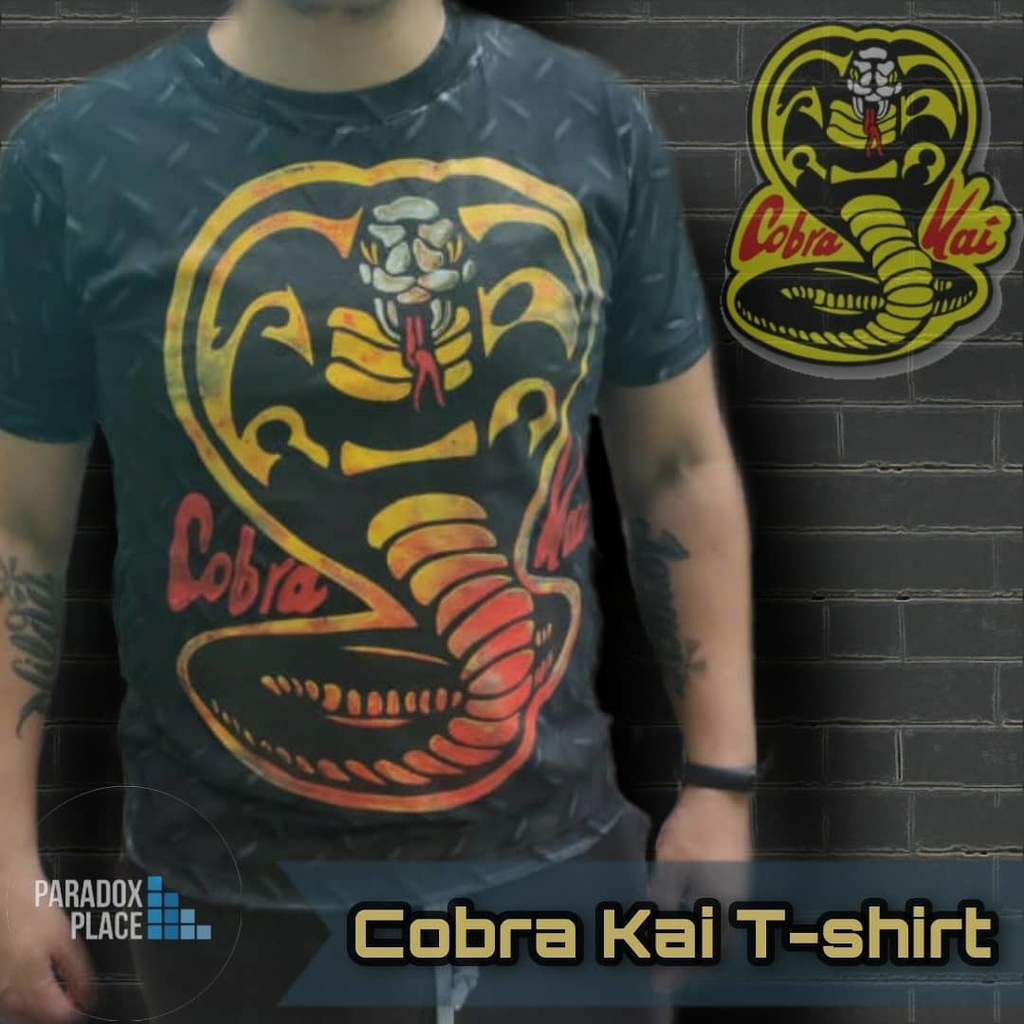 Remera Cobra Kai Serigrafia Full 100% Algodon / Cobra Kai