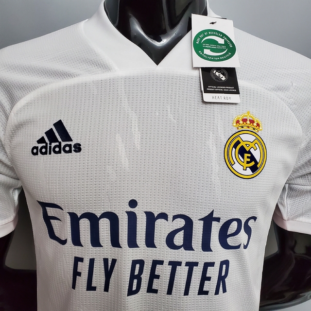 Camisa Adidas Real Madrid I - 2020-21 - Jogador