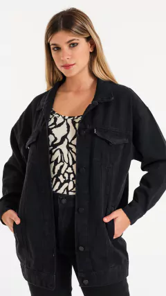 Campera oversize negro (LELOS) en internet