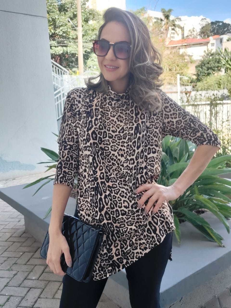 blusa print animal