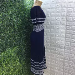 Vestido longo de tricô Tam: M na internet