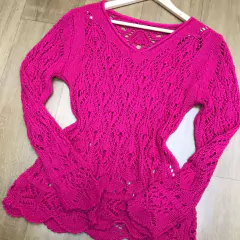 Blusa de tricot pink Tam: M - comprar online