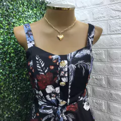 Vestido florido com bojo Tam: M na internet