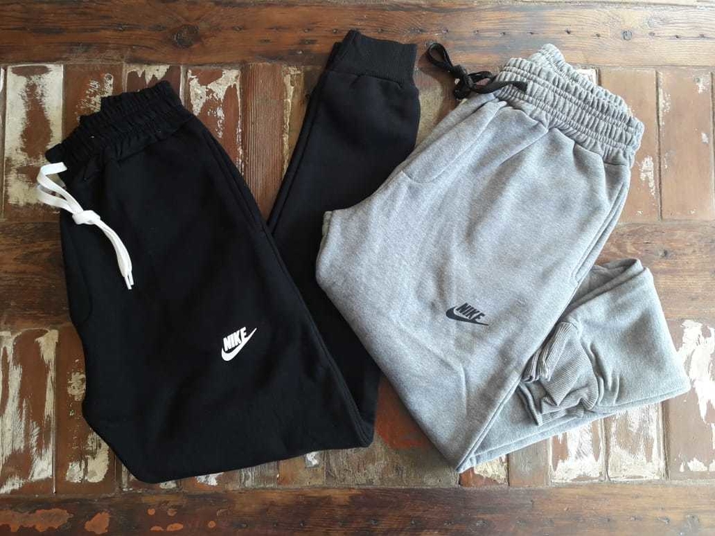 PANTALON JOGGING CON PUÑO LISO ALGODON FRIZADO