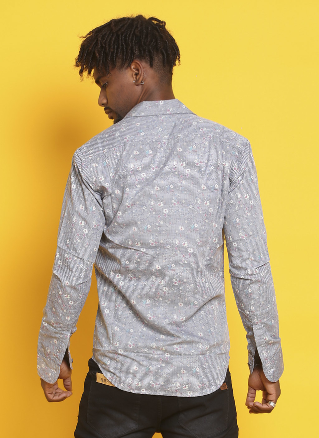 Camisa Bross Trama Flores - Hombre - Comprar en Bross