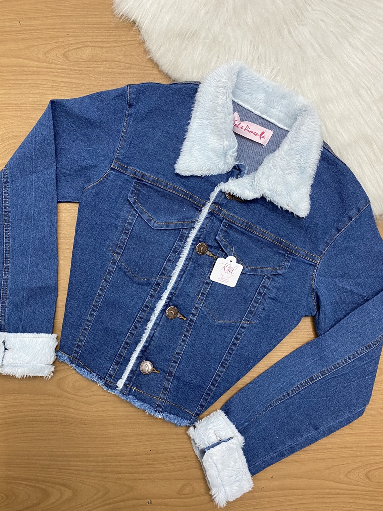 Blusa de pelinho sal e pimenta Clearance