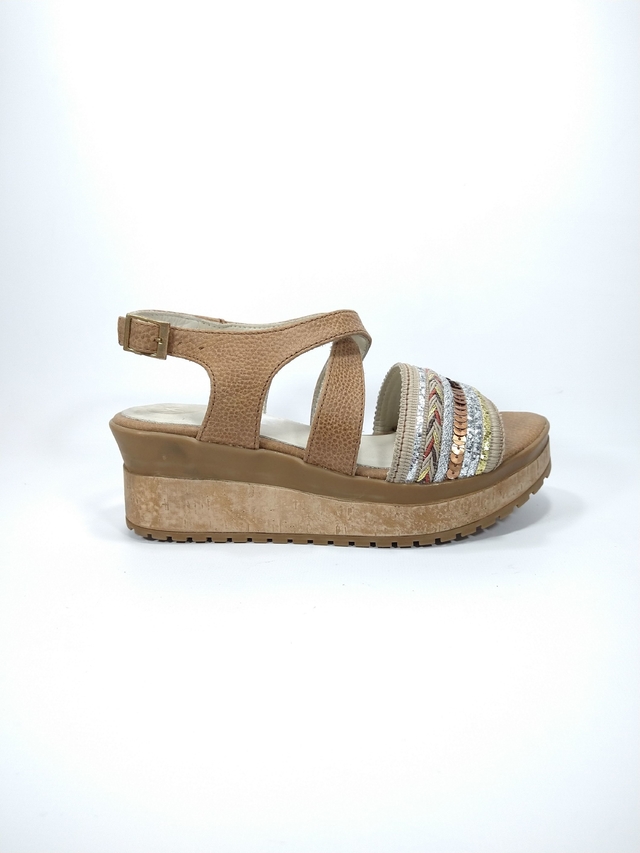 Sandalias con Plataforma Taco Chino - TODO CUERO LOMAS
