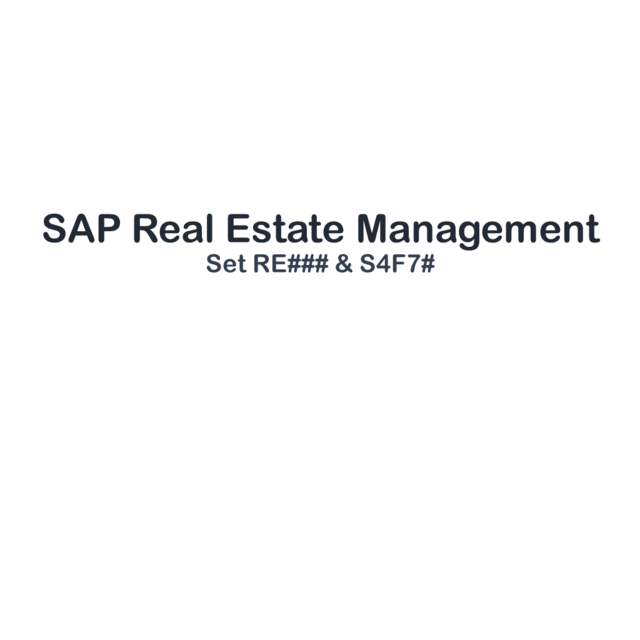 SAP Real Estate Management Comprar en Librería ERP