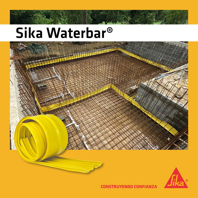Sika Waterbar V-15 Rollo 15 mts