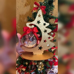Árvore de Natal com Bolinha de Natal com Fotos Árvore de Natal com Bolinha de Natal com Fotos
