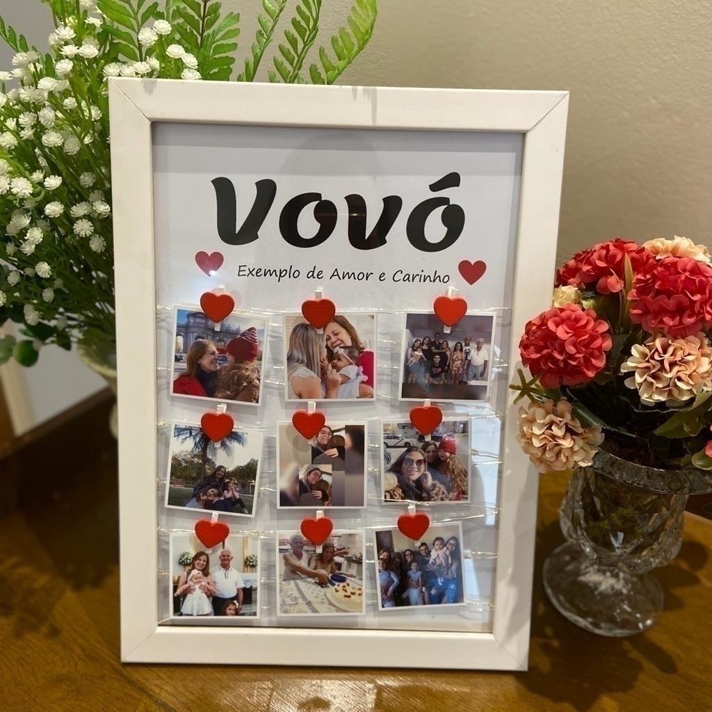 Nanu Memory Porta Retrato Led Vovó - Comprar em Nanu Memory