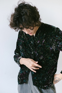 camisa veludo robe - 40