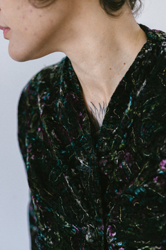 camisa veludo robe - 40 na internet
