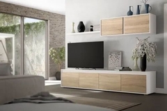 Modular Mueble Rack Nordico Escandinavo Moderno Juvenil Tv5