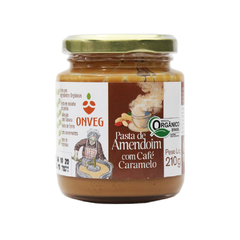 Pasta de Amendoim com café caramelo Orgânico Onveg 210g