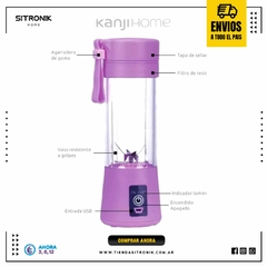 Licuadora Portatil USB KanjiHome Violeta - comprar online