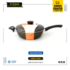 Sarten Profunda Tramontina Paris 26 cm con tapa